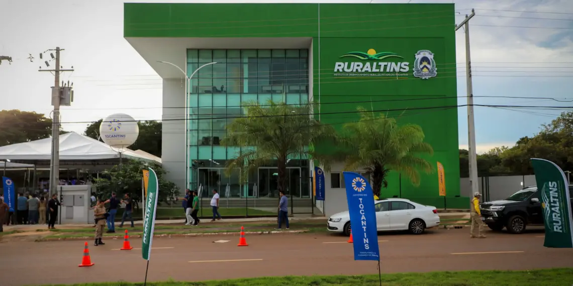 Com obras retomadas em 2023, nova sede do Ruraltins é entregue pelo governador Wanderlei Barbosa após investimento de R$ 8 milhões