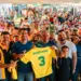 Irajá lança projeto de Escolinhas de Futebol em Palmas ao lado do vice-governador Laurez Moreira; senador quer levar iniciativa para mais 20 cidades