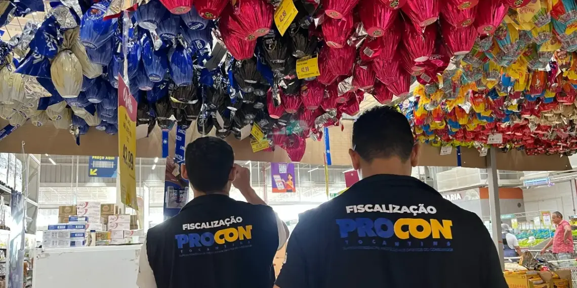 Procon do Tocantins encontra variações acima de 100% em ovos de páscoa e caixas de bombons em Palmas