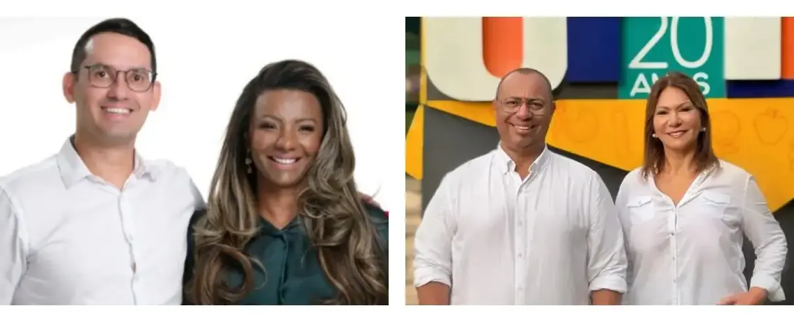 Candidatos Maria Santana Milhomem e George França cumprem agenda de campanha pela Reitoria da UFT em Arraias