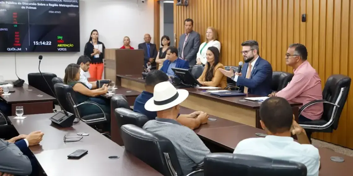 Audiência da Região Metropolitana de Palmas reforça necessidade de plano de desenvolvimento integrado e debate consórcios públicos
