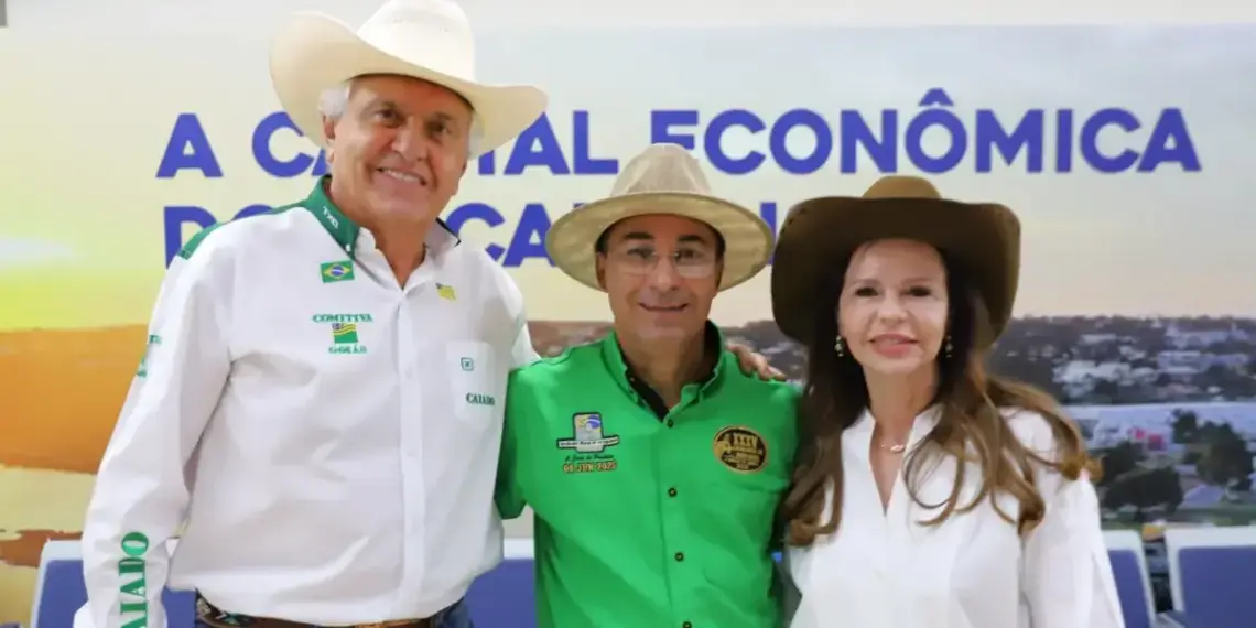 Em Araguaína, governador Caiado defende pré-candidatura de Dorinha ao Palácio: “Não há ninguém mais preparado aqui no Tocantins”