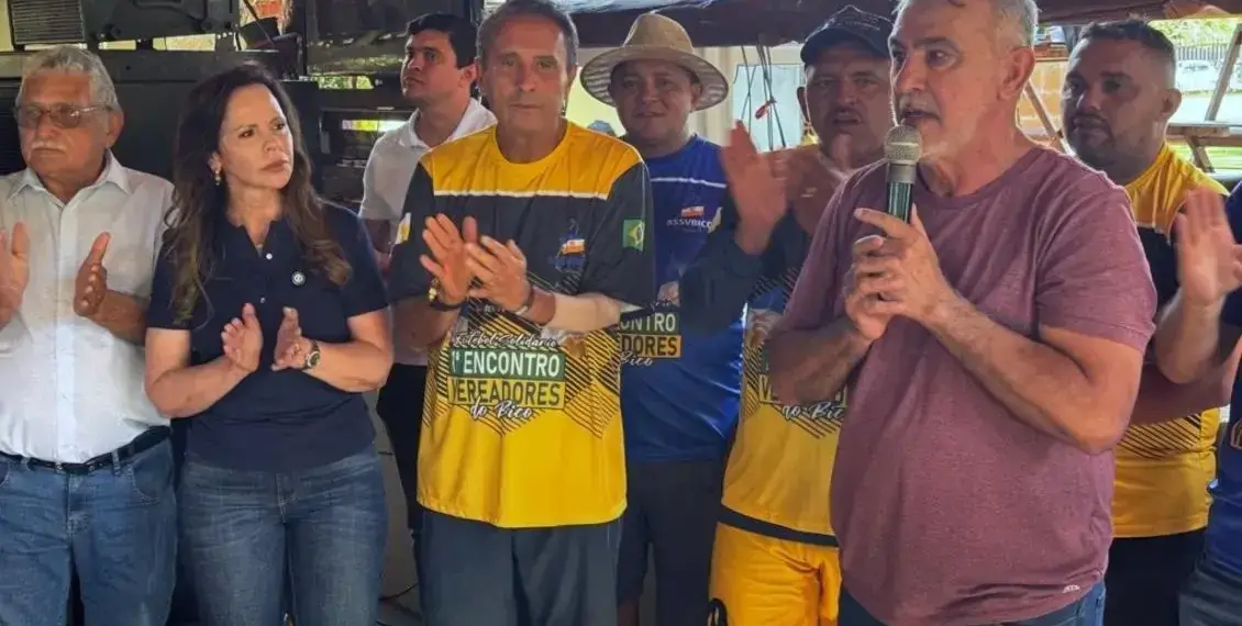 Em clima amistoso no Bico, Amélio garante que votaria na senadora Dorinha para governo se não fosse votar em si mesmo