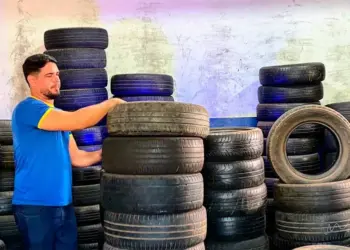 Palmas envia para reciclagem mais de 700 toneladas de pneus recolhidos em cinco meses; veja como tirar dúvidas sobre o descarte