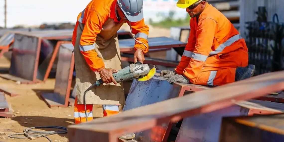 Com saldo de 1,1 mil postos de trabalho, Tocantins é o 5º Estado que mais criou empregos na construção civil em 2025