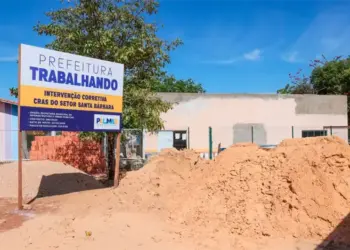 Com entrega prevista para segunda quinzena de setembro, reforma do Cras Karajá II, no setor Santa Bárbara, está com 60% dos serviços concluídos