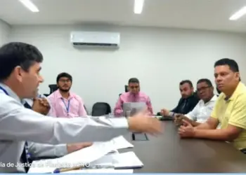 MPE realiza reunião para tratar sobre a retomada das obras de saneamento básico em Babaçulândia