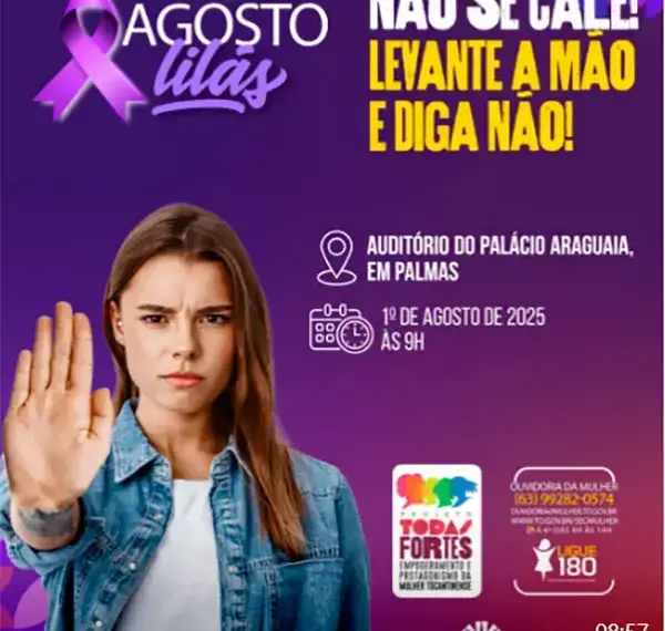 Agosto Lilás: Estado promove inovação, acolhimento e descentralização no combate à violência contra a mulher