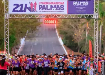 Meia-maratona de Palmas mobiliza mais de mil pessoas na corrida contra a violência às mulheres; veja os vencedores