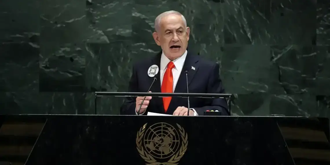 Delegações deixam cadeiras vazias durante discurso de Netanyahu na ONU