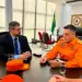 No primeiro encontro entre os dois gestores, secretário de Segurança Pública e comandante-geral do Corpo de Bombeiros discutem projetos conjuntos