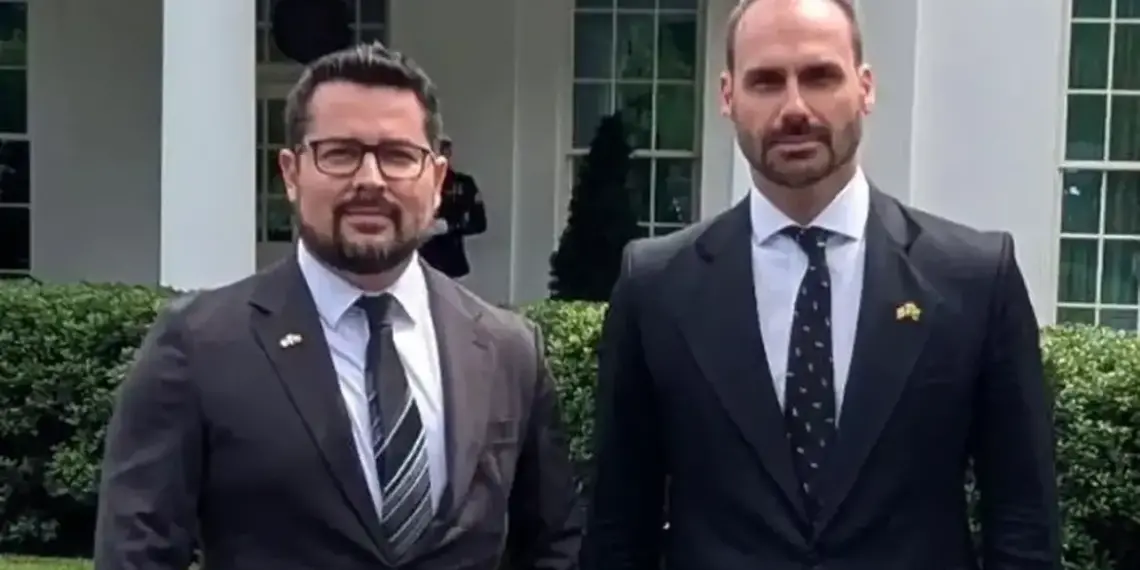 PGR denuncia Eduardo Bolsonaro e Paulo Figueiredo por coação contra Supremo