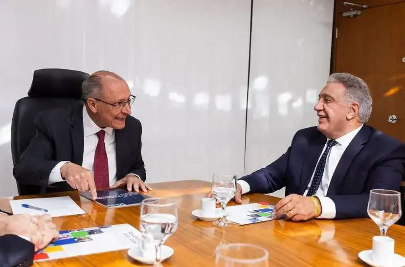 Governador Laurez é recebido pelo vice-presidente e ministro Alckmin e diz que quer que o Tocantins avance na industrialização