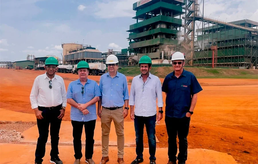 Presidentes da CNI e da Fieto visitam o Grupo Fazendão em Luzimangues