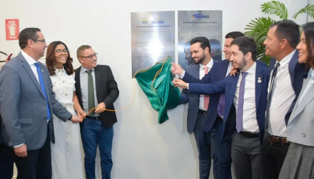 Inauguração do canal da Câmara de Palmas (Foto: Fernando Lucas/CMP)
