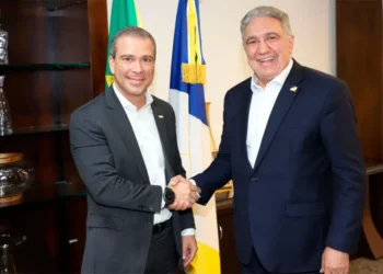 Para fortalecer parceria e ampliar diálogo para investimentos no Estado, governo recebe presidente do BRB