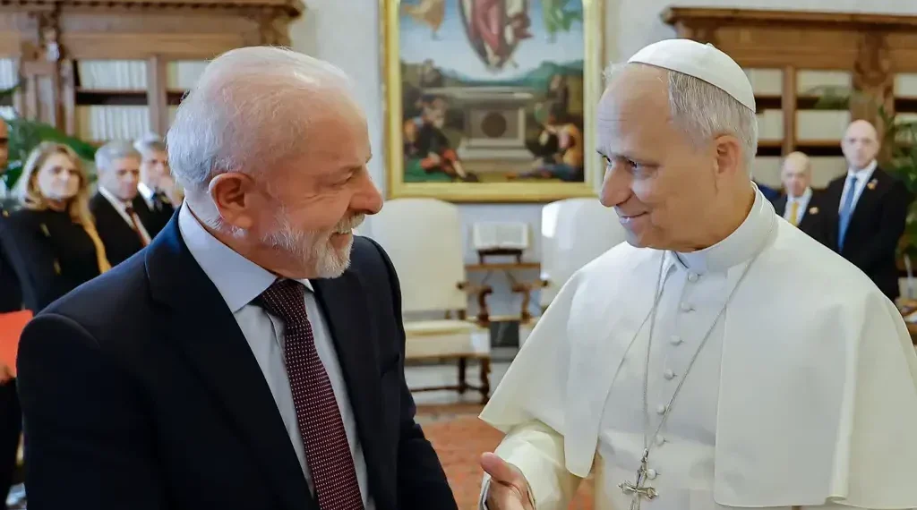 Presidente Lula tem primeiro encontro com Papa Leão XIV e participa do Fórum Mundial da Alimentação da ONU