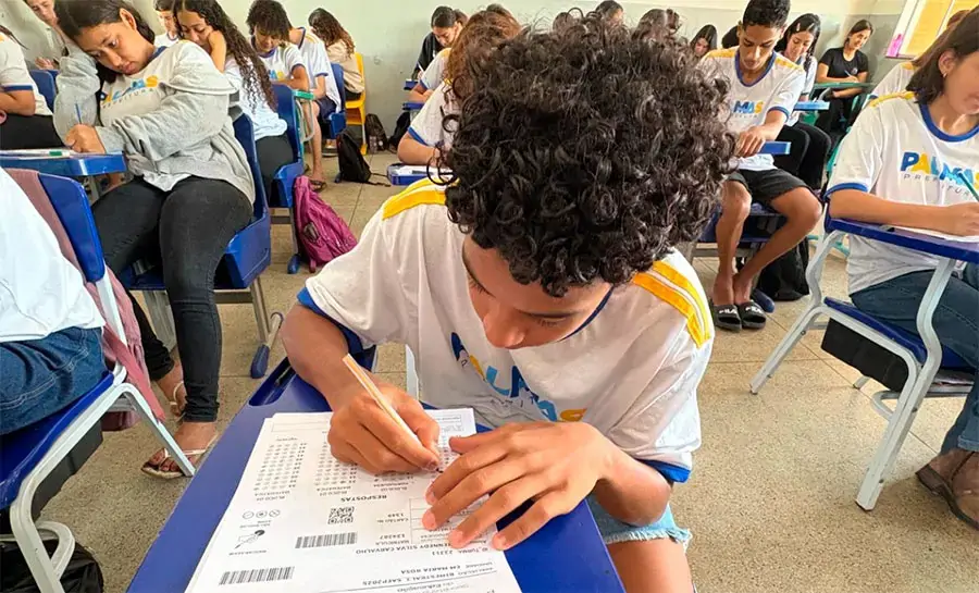 Com quase 100% de adesão, provas do Saep transcorrem com tranquilidade na Capital; avaliações seguem até sexta-feira