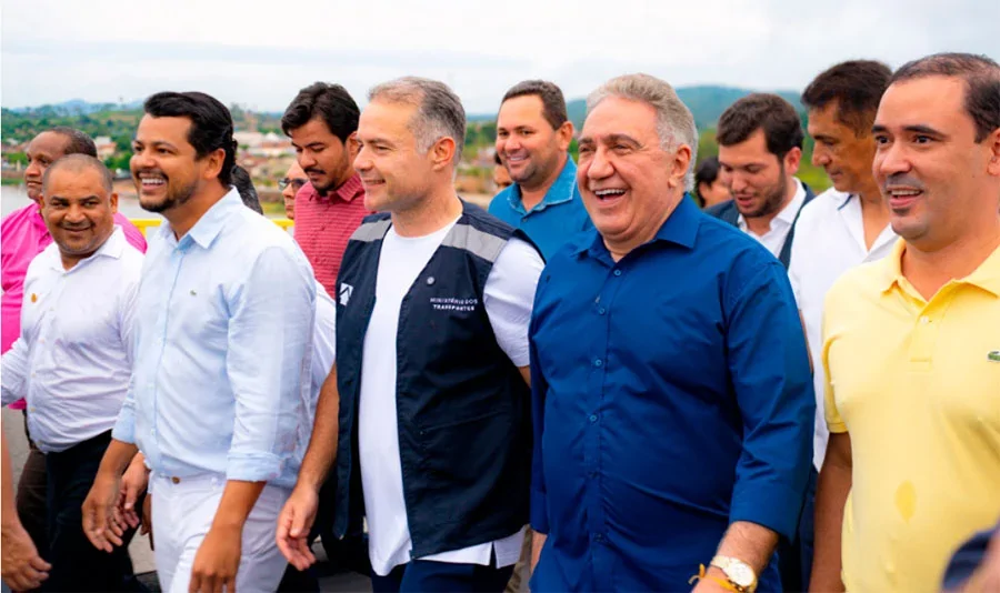 Laurez Moreira e ministro Renan Filho vistoriam obras da Ponte de Xambioá e anunciam entrega para novembro