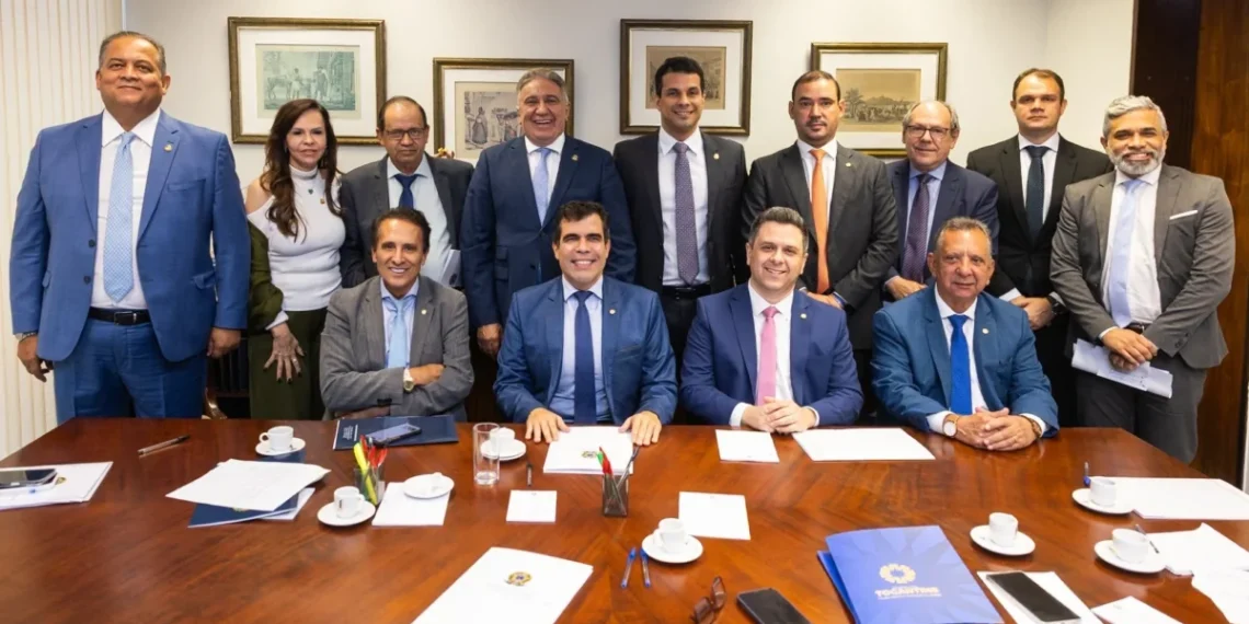 Em Brasília, Laurez pede à bancada emenda de R$ 300 milhões para reforçar a Saúde e apresenta panorama estrutural e financeiro da pasta ao MS