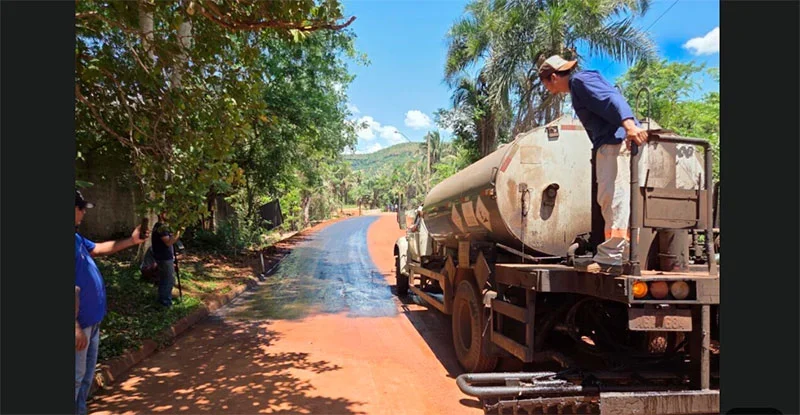 Secretaria de Infraestrutura de Palmas inicia serviços de pavimentação no acesso à obra da Ponte dos Cruz, em Taquaruçu