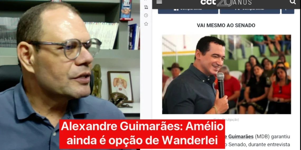 RESUMO | Alexandre Guimarães avalia que Amélio ainda é opção de Wanderlei ao governo do TO; Carlesse se solidariza com Laurez