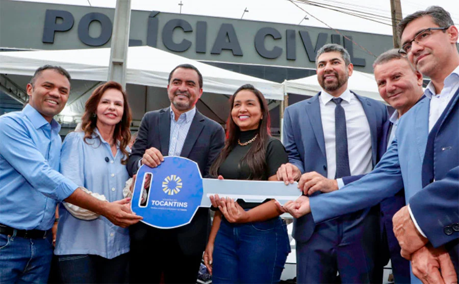 Governador entrega à PC novas viaturas e complexo de delegacias na região sul de Palmas: “Mais segurança à população”, diz Wanderlei