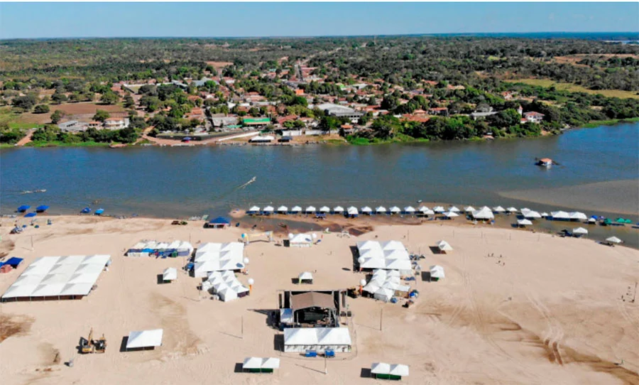 Tocantinenses e visitantes têm seis praias permanentes como alternativa de lazer nas férias de janeiro, diz Setur