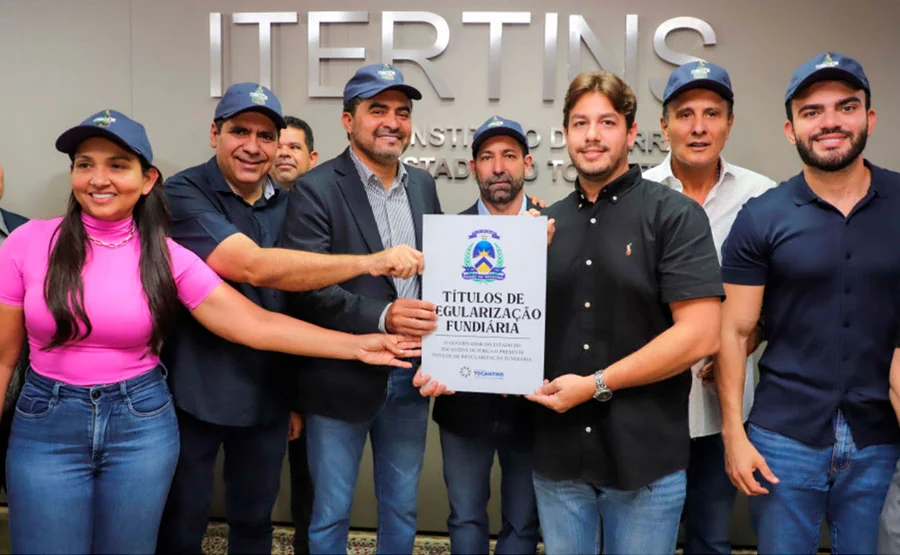 Governador lança processo digital de regularização fundiária no portal de serviços do governo do Tocantins