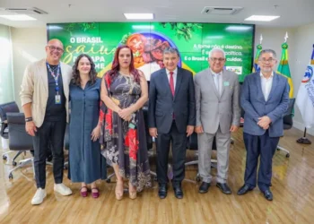 Em agenda com ministro Wellington Dias, secretários de Gurupi garantem unidade móvel do Sistema de Assistência Social