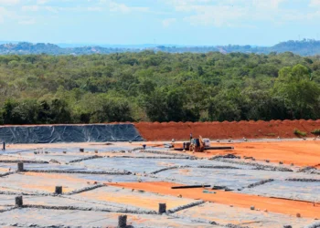 Com investimento de R$ 9,3 milhões, obra de ampliação do aterro sanitário de Palmas atinge 60% de execução com a construção da 7ª célula