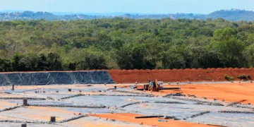 Com investimento de R$ 9,3 milhões, obra de ampliação do aterro sanitário de Palmas atinge 60% de execução com a construção da 7ª célula