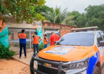 Técnicos da Secretaria Nacional de Proteção e Defesa Civil realizam visitas às casas afetadas com vendaval no Taquari