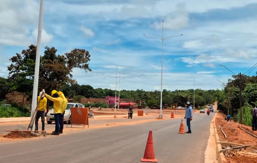 Em um intervalo de apenas dez dias, Palmas registra segundo furto de materiais de iluminação pública em via ainda em obra
