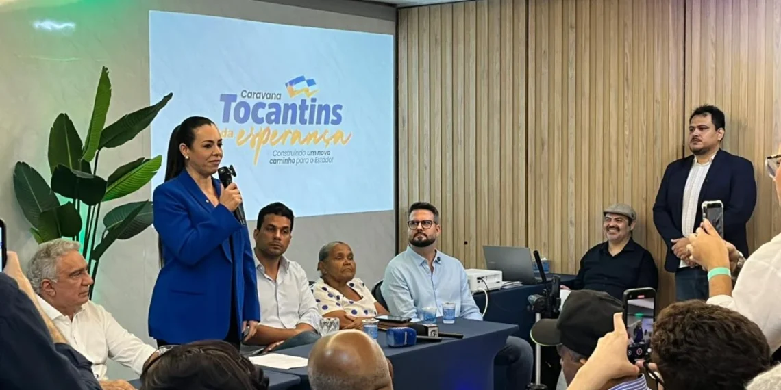 Em evento do PSDB, Cinthia Ribeiro reúne vice-governador Laurez e senador Irajá, mas não fala em composição de chapa