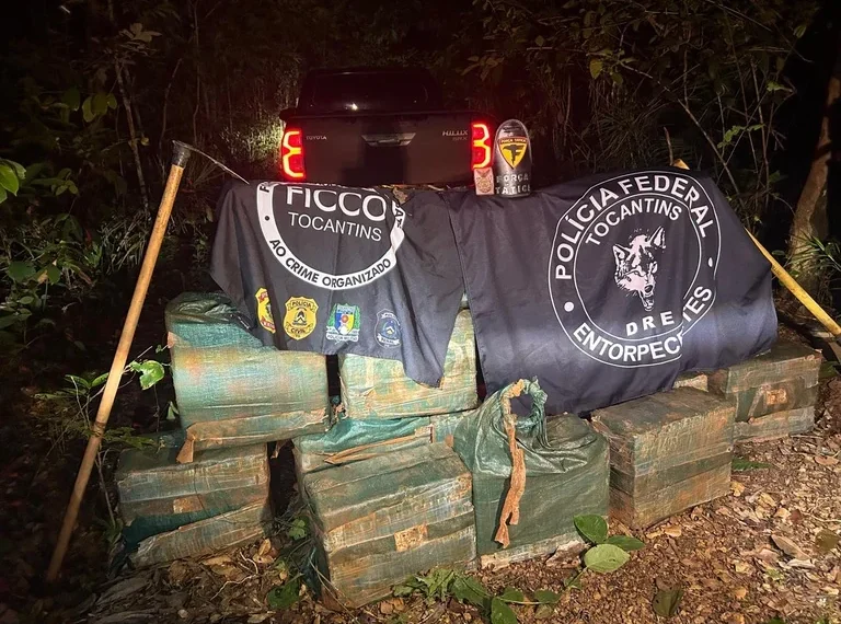Ficco do Tocantins desarticula organização criminosa e apreende mais 460 quilos de cocaína em depósito subterrâneo