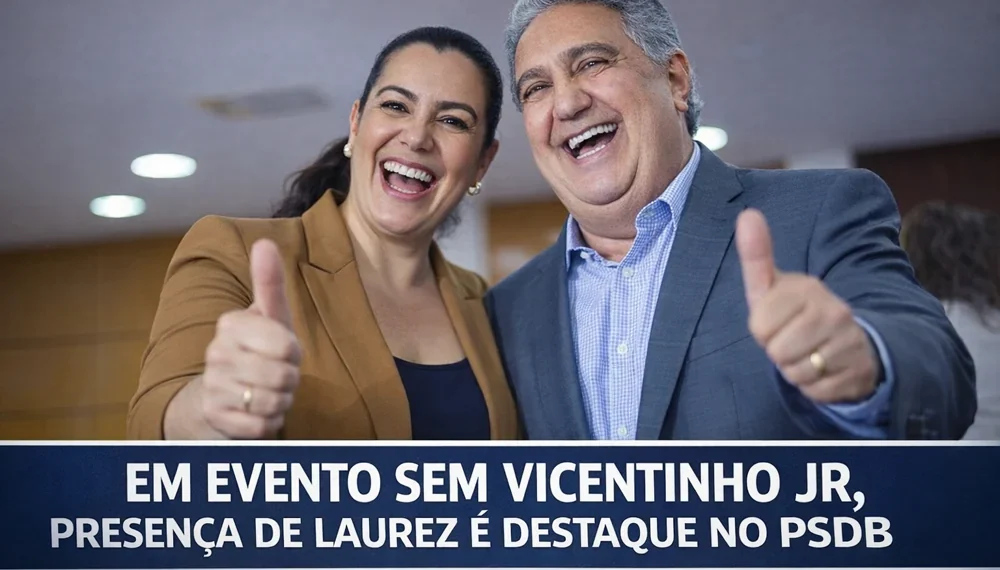 RESUMO | Em evento sem Vicentinho Jr, presença de Laurez é destaque no PSDB
