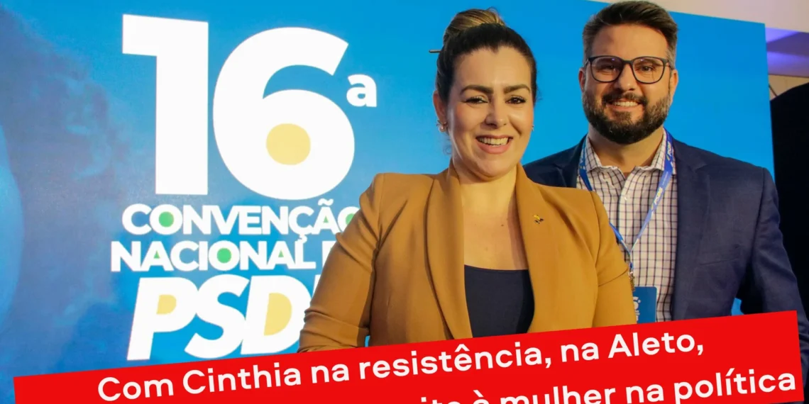 RESUMO | Com Cinthia na resistência, na Aleto, Mantoan defende respeito à mulher na política