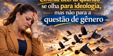 RESUMO | Cinthia acerta quando se olha para ideologia, mas não para a questão de gênero