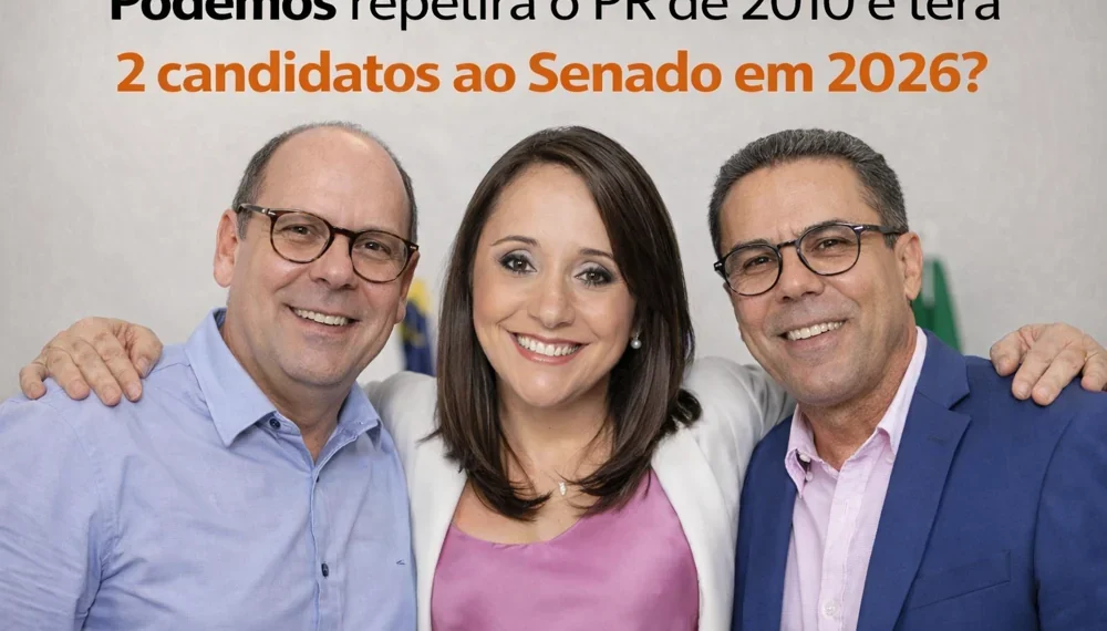 RESUMO | Podemos repetirá o PR de 2010 e terá 2 candidatos ao Senado em 2026?