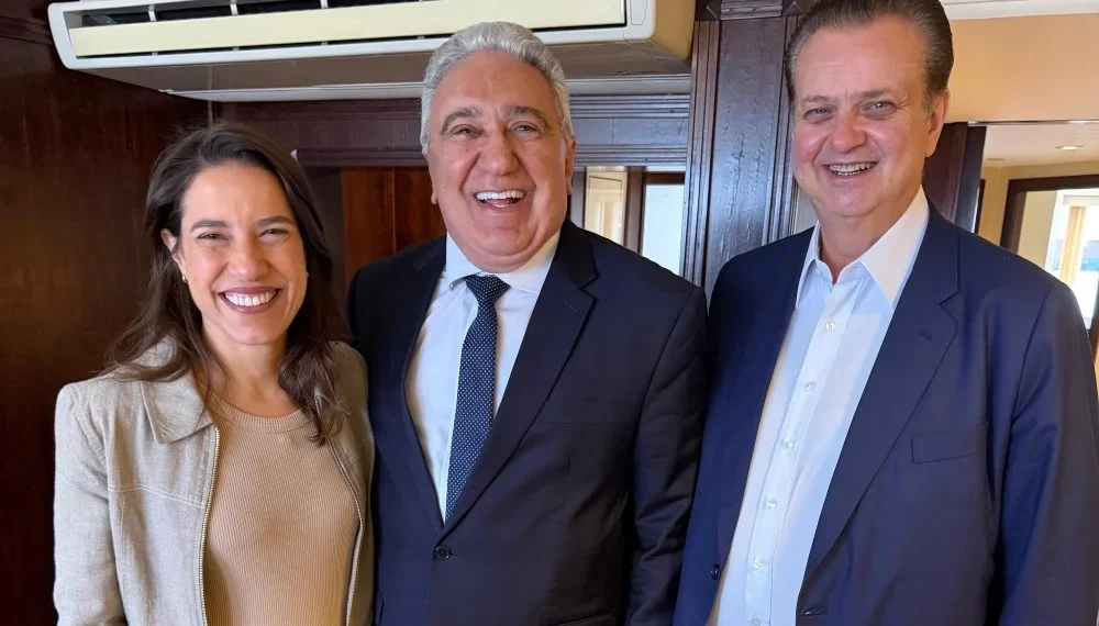 Em Brasília, Laurez Moreira alinha estratégias com Gilberto Kassab e governadora de Pernambuco