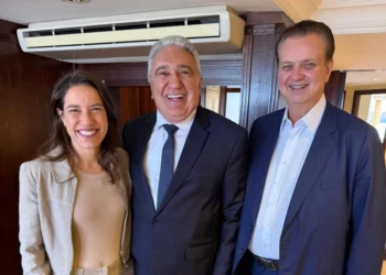 Em Brasília, Laurez Moreira alinha estratégias com Gilberto Kassab e governadora de Pernambuco