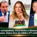 RESUMO | Vicentinho e Alexandre conversam, Dulce fora do MDB e PT emite nota; apoio de vereadores a candidatos que chegam de outro Estado, pode?