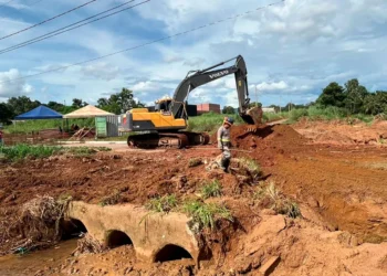 Palmas inicia construção de ponte em concreto no Morada do Sol; estrutura terá 10 metros e substituirá antigo sistema de bueiros