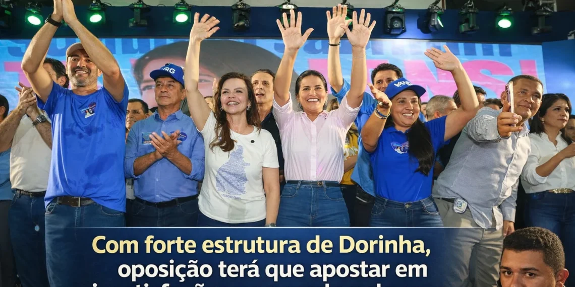 RESUMO | Com forte estrutura de Dorinha, oposição terá que apostar em insatisfações no pesado palanque; pré-candidatura de Vicentinho Jr ganha musculatura na reta final da janela
