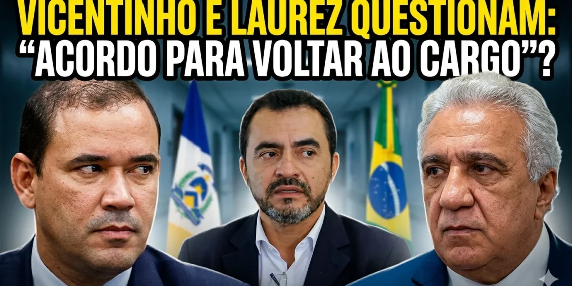 RESUMO | Vicentinho e Laurez questionam: “Acordo para voltar ao cargo”?; Única vaga segura ao Republicanos na majoritária é a de vice; Laurez e Vicentinho reforçam base na Aleto