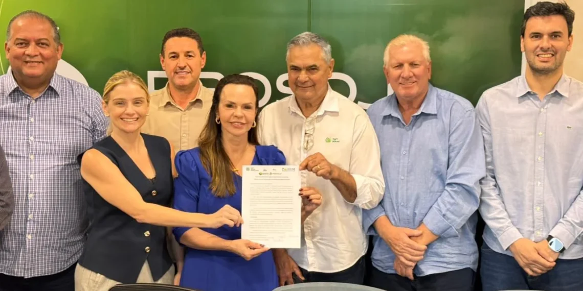 Pré-candidata ao governo, senadora Dorinha Seabra assina carta-compromisso com o Agro 