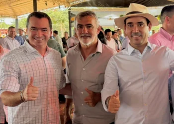 Vicentinho Júnior, Amélio Cayres e Alexandre Guimarães prestigiam juntos da abertura do 4ª Farm Day, em Cariri do Tocantins