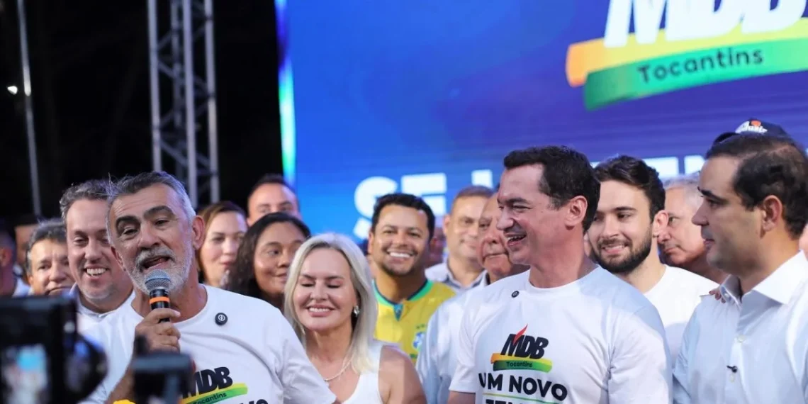 MDB filia Amélio, Olyntho e Valdemar e reforça chapa de Vicentinho ao governo; Guimarães fala em represálias a ex-palacianos: “Há quem esteja sendo penalizado por fazer uma escolha diferente”