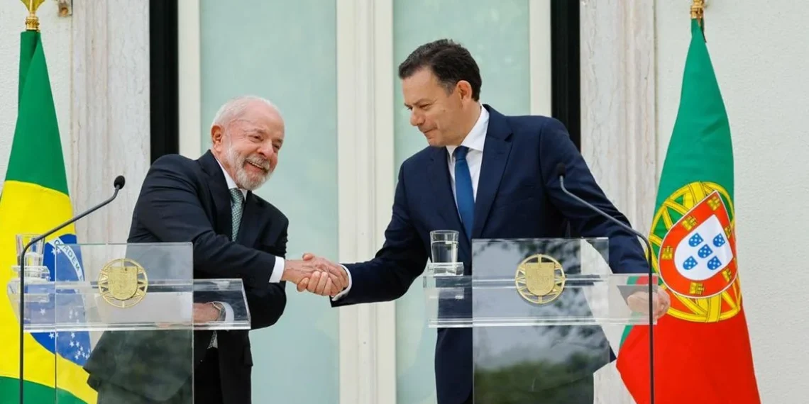 Com superávit de US$ 2 bilhões na balança comercial, Lula defende Portugal como porta de entrada de empresas brasileiras para Europa